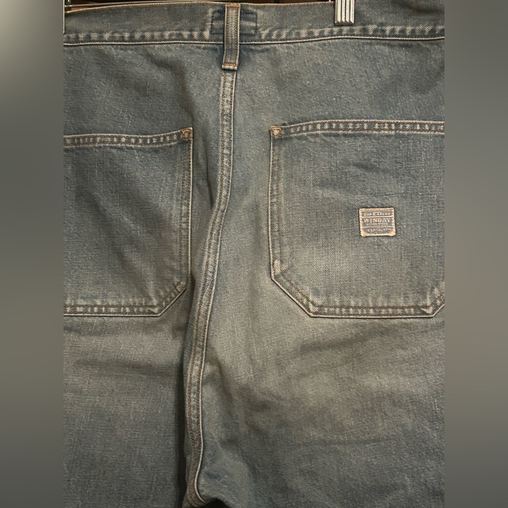 Kapital 14 oz denim shorts WITH studs remake size 34 NWT - Picture 8 of 15